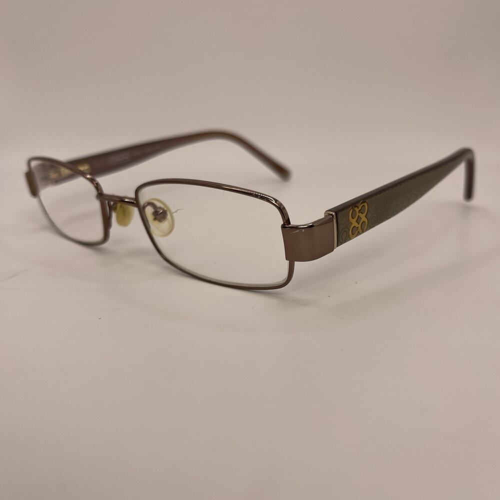 Coach Eyeglasses MONA (1008) Tan Brown Full Rim 49-17-135 *Frames Only*